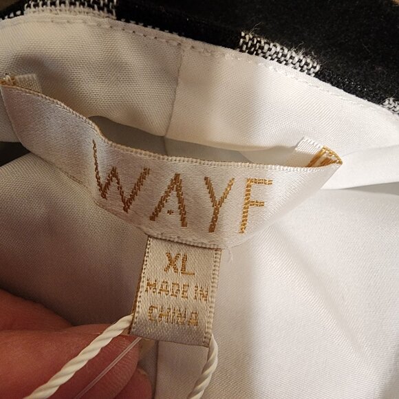 WAYF Gracie Gingham Linen Blend Button-Up Vest Missing Buttons NWT XL - Picture 7 of 11